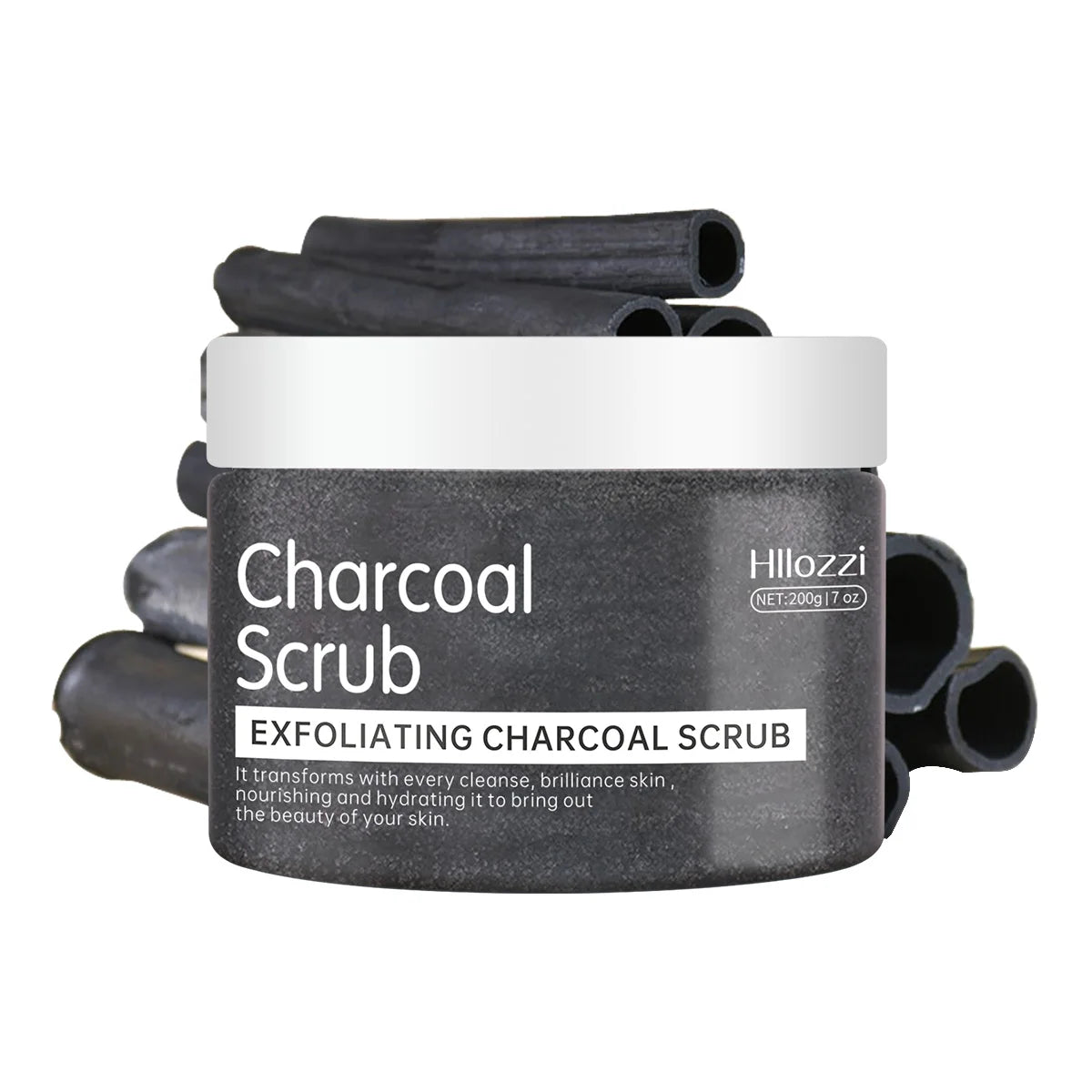 200g/7oz Himalayan salt, coffee, coconut, turmeric, bamboo charcoal scrub, cleansing, whitening, exfoliation. Use in the bath