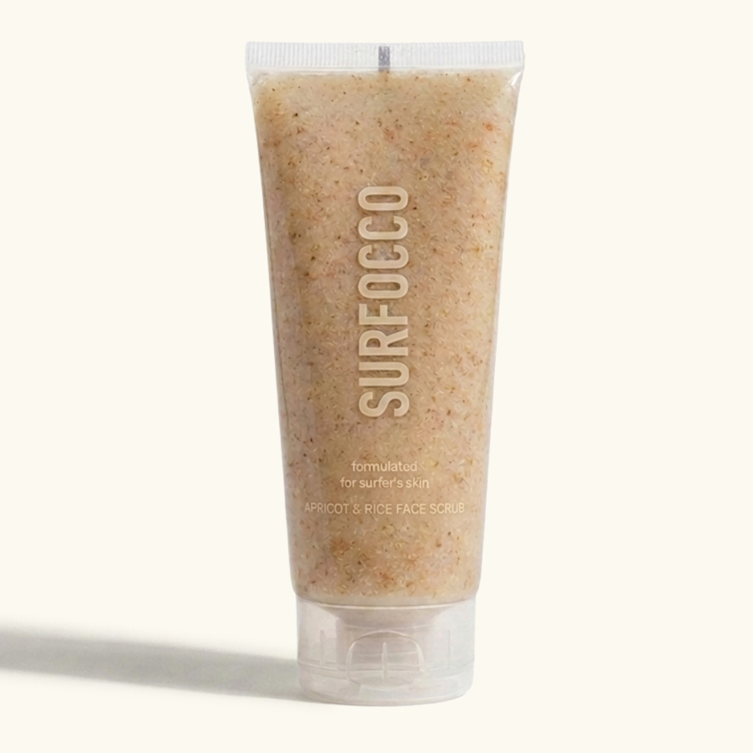 Apricot & Rice Face Scrub — Natural exfoliating face scrub for surfers | Surfocco