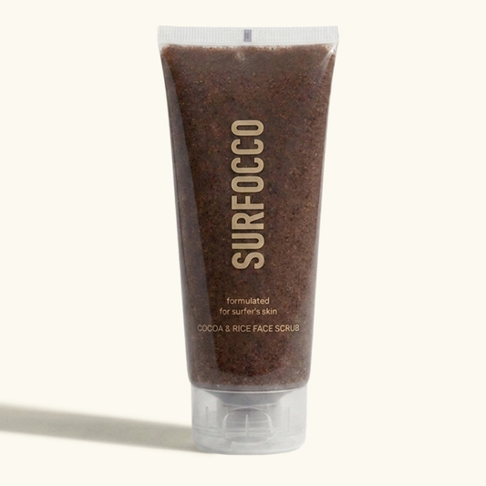 Cocoa & Rice Face Scrub — Natural cocoa face scrub for surfers | Surfocco
