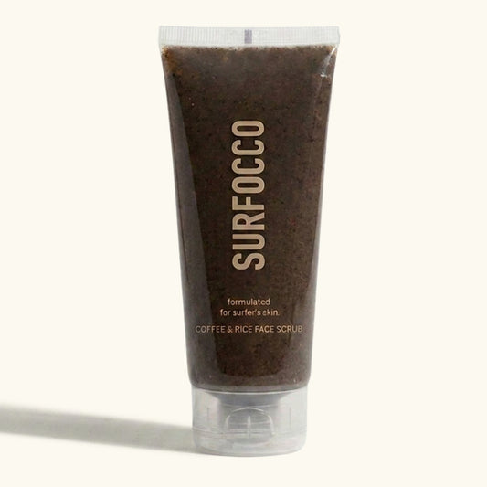 Surfocco coffee and rice face scrub natural coffee scrub for surfers